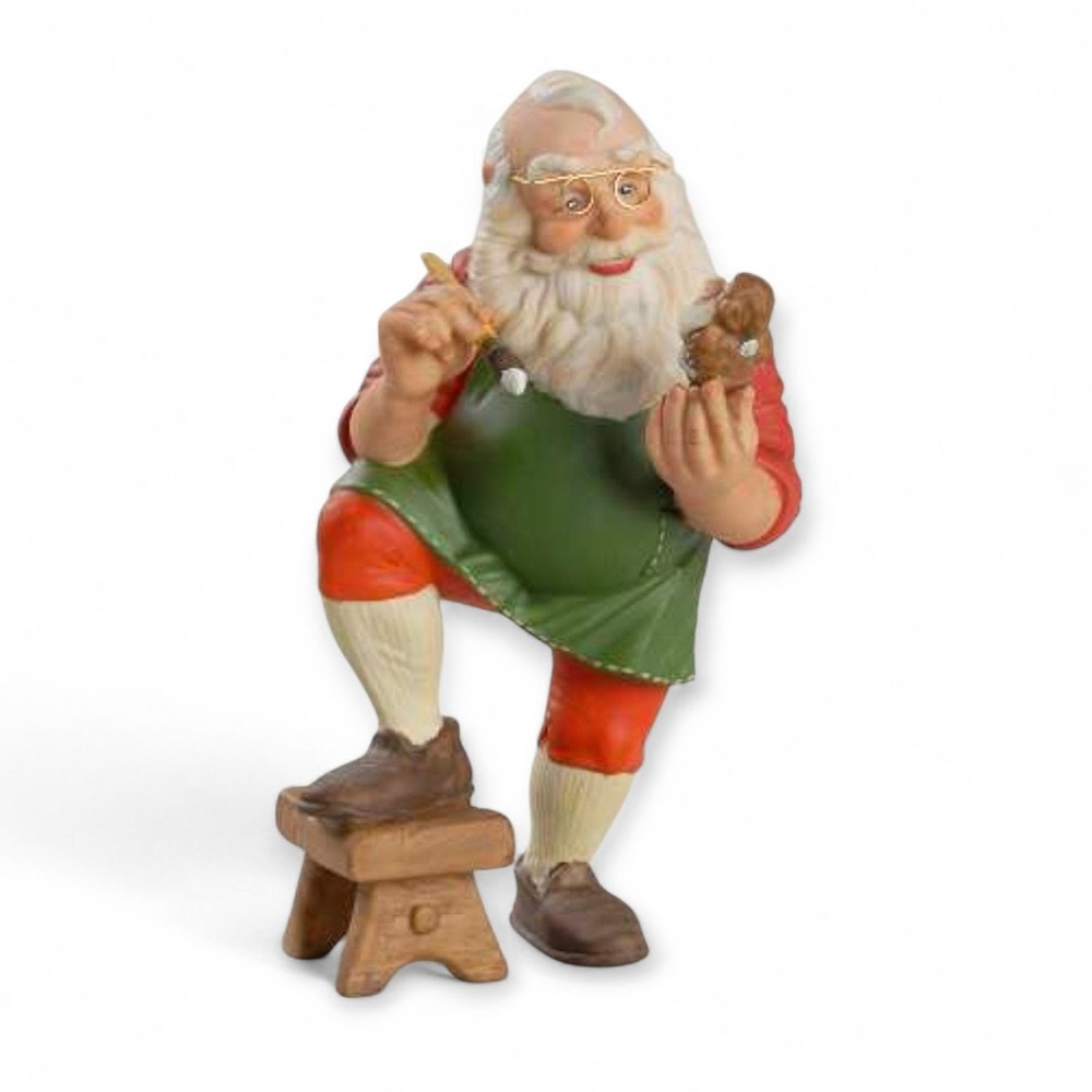 Hallmark Vintage Santa Claus The Toymaker Made In Taiwan‎ 1986 NIOB